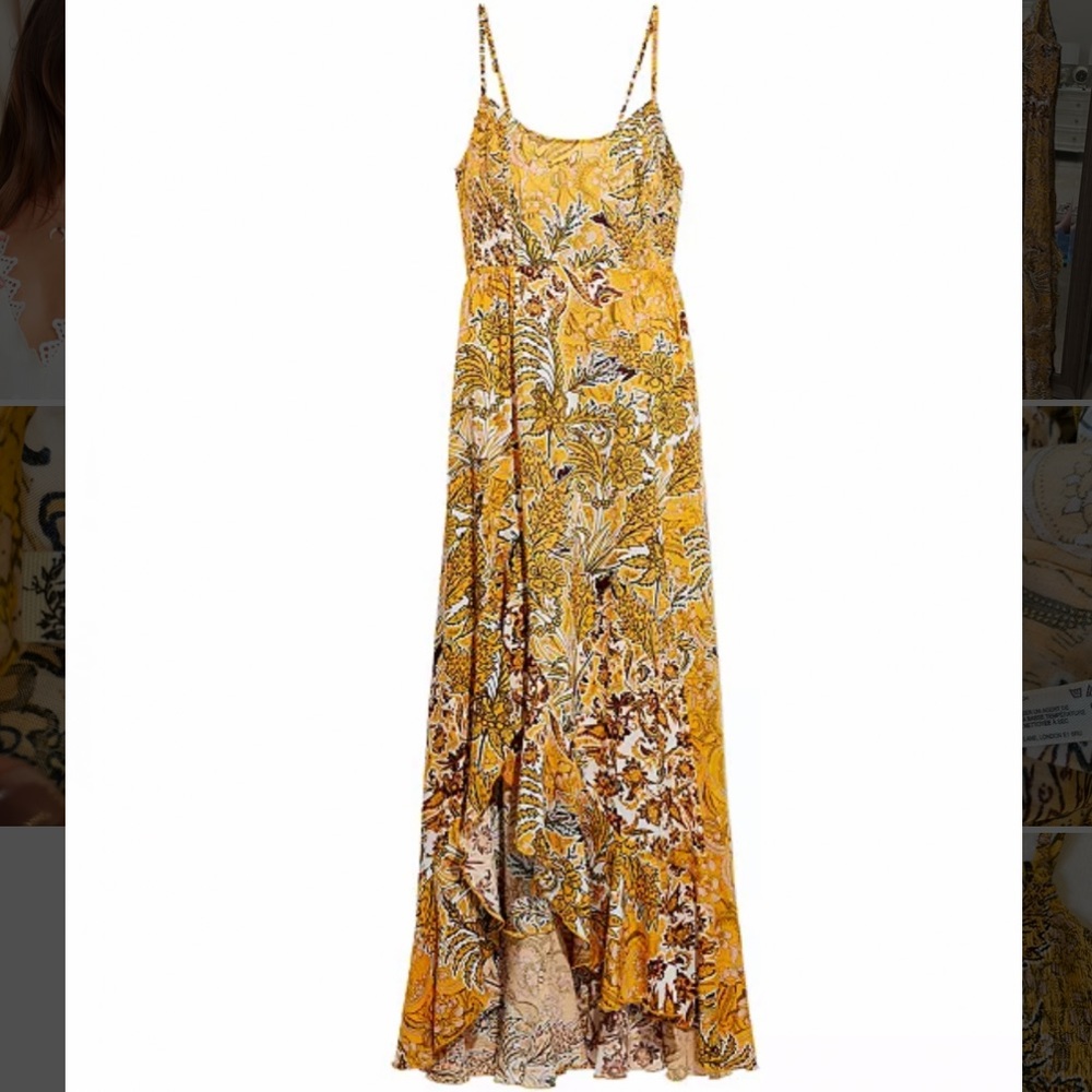 Free People Smocked Slip Dress